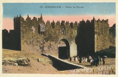 Jeruzalem, Damaskuspoort door European Photographer